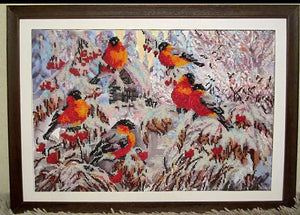 Bead Embroidery Kit Main Bead Embroidery Kit Bullfinches