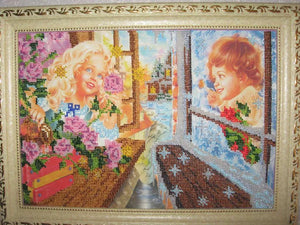 Bead Embroidery Kit Main Bead Embroidery Kit Kay and Gerda