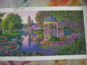 Bead Embroidery Kit Main Bead Embroidery Kit By the pond