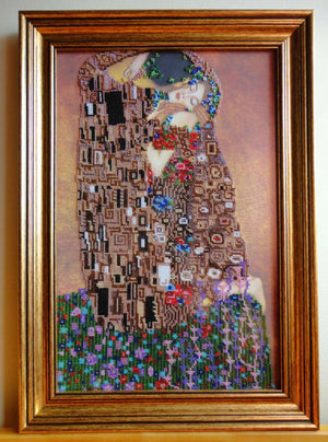 Bead Embroidery Kit Main Bead Embroidery Kit The kiss