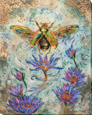 Bead Embroidery Kit Main Bead Embroidery Kit Golden beetle
