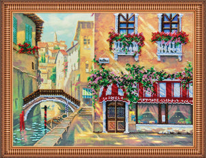 Bead Embroidery Kit Main Bead Embroidery Kit Venetian Cafe