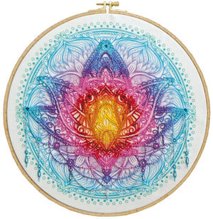 Bead Embroidery Kit Main Bead Embroidery Kit Flower of the East