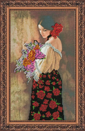 Bead Embroidery Kit Main Bead Embroidery Kit Marcela