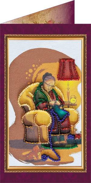 Postcards Bead Embroidery Kit Dear Grandma – 2