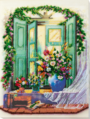 Bead Embroidery Kit Main Bead Embroidery Kit Summer sketch