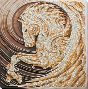 Bead Embroidery Kit Main Bead Embroidery Kit Pegasus