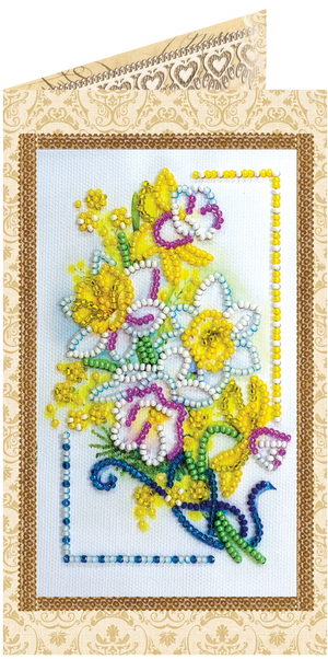 Postcards Bead Embroidery Kit Postcard Bead embroidery kit Spring gift