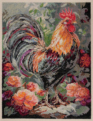 Cross Stitch Kit Cross-stitch kits The Rooster in the Yard