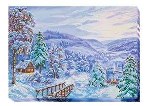 Bead Embroidery Kit Main Bead Embroidery Kit Winter morning