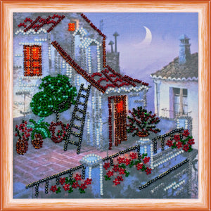 Bead Embroidery Kit Mini Bead embroidery kit The pink Moon