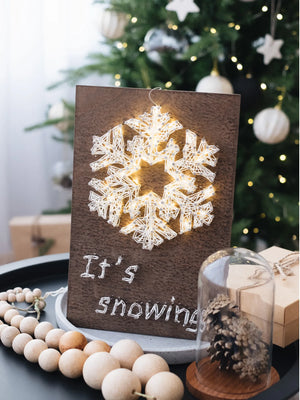 String Art Kit Creative Kit/String Art Snowflake