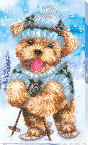 Bead Embroidery Kit Main Bead Embroidery Kit Winter fun
