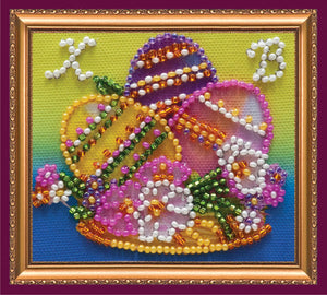 Magnets Bead Embroidery Kit Magnets Bead embroidery kit Easter still-life – 3