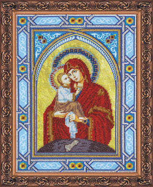 Bead Embroidery Kit Main Bead Embroidery Kit Our Lady Pochaev