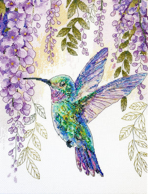 Cross Stitch Kit Cross-stitch kits The flight of the hummingbird (Animals and birds)