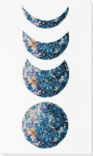 Bead Embroidery Kit Main Bead Embroidery Kit Moon phases w