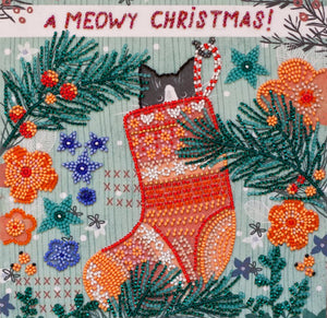 Bead Embroidery Kit Mid-sized bead embroidery kit Meowy