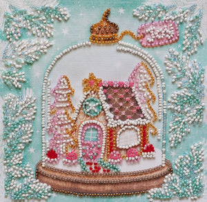 Bead Embroidery Kit Mini Bead embroidery kit Cheerful house