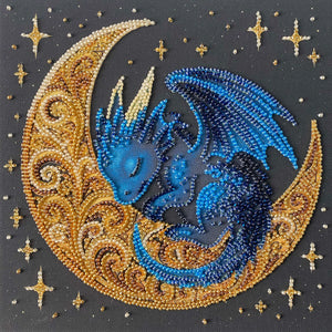 Bead Embroidery Kit Mid-sized bead embroidery kit Little One of Moonlit Legends