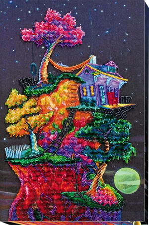 Bead Embroidery Kit Main Bead Embroidery Kit Dreams under the stars