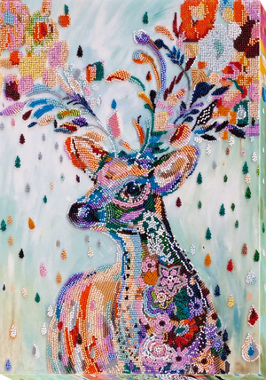 Bead Embroidery Kit Main Bead Embroidery Kit Noble deer