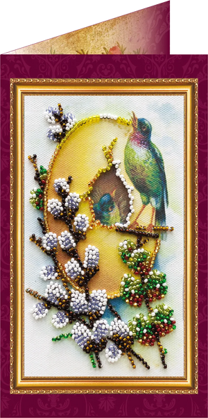Postcards Bead Embroidery Kit Postcard Bead embroidery kit Easter – 7
