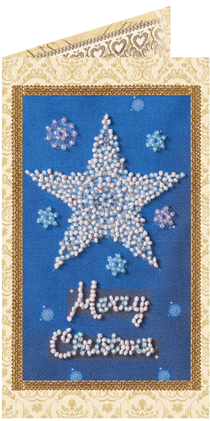 Postcards Bead Embroidery Kit Keychain cross-stitch kit Star