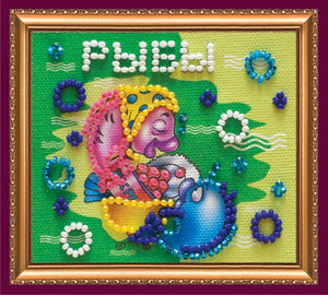 Magnets Bead Embroidery Kit Magnets Bead embroidery kit Pisces