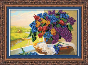 Bead Embroidery Kit Main Bead Embroidery Kit Nostalgia