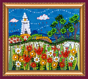 Magnets Bead Embroidery Kit Magnets Bead embroidery kit Flower sea