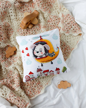 Cross Stitch Kit For Cushion Cross-stitch kits An amusing trip