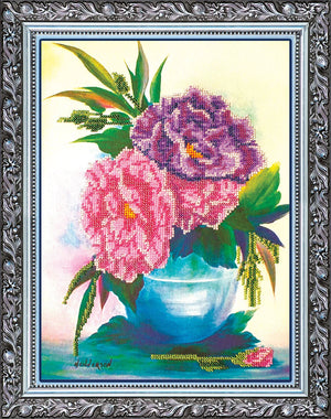 Bead Embroidery Kit Main Bead Embroidery Kit Peonis