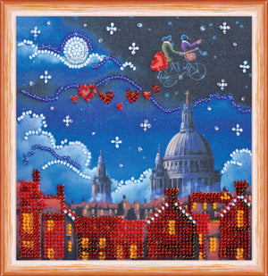 Bead Embroidery Kit Mini Bead embroidery kit Romantic trip