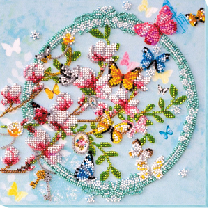 Bead Embroidery Kit Mid-sized bead embroidery kit Keys to the spring