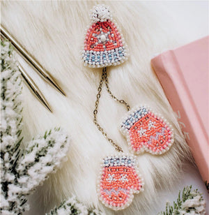 Brooch Embroidery Kit Decoration Frost