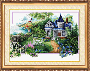 Cross Stitch Kit Cross-stitch kits Summer story (Landscape)
