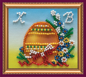 Magnets Bead Embroidery Kit Magnets Bead embroidery kit Easter still-life – 2