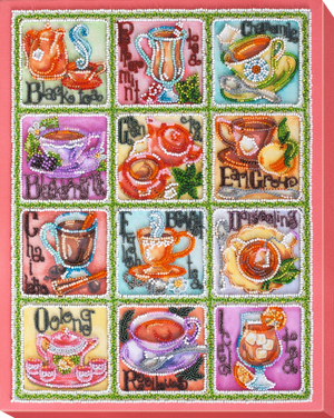 Bead Embroidery Kit Main Bead Embroidery Kit Tea map
