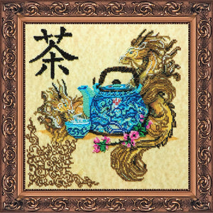 Bead Embroidery Kit Chinese tea-time
