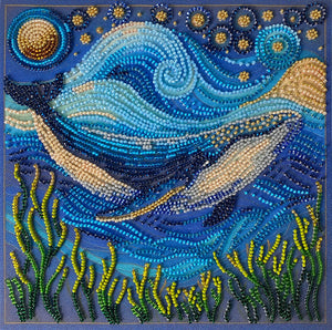 Bead Embroidery Kit Mid-sized bead embroidery kit The grandeur of the depths