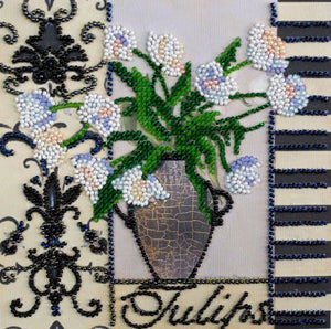 Bead Embroidery Kit Mini Bead embroidery kit Vintage