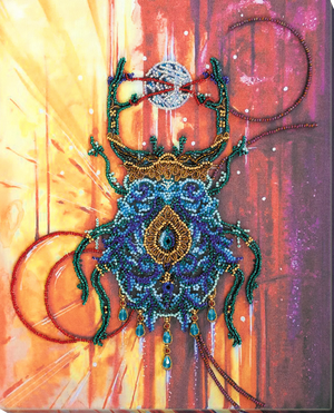 Bead Embroidery Kit Main Bead Embroidery Kit Faberge beetle