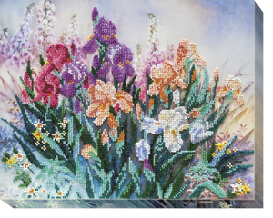 Bead Embroidery Kit Main Bead Embroidery Kit Morning garden