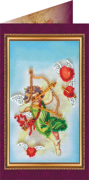 Postcards Bead Embroidery Kit Postcard Bead embroidery kit Happy Valentine's Day – 1