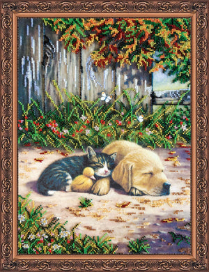 Bead Embroidery Kit Main Bead Embroidery Kit Best friends