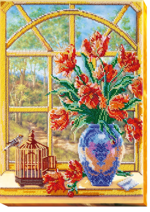 Bead Embroidery Kit Main Bead Embroidery Kit Spring is everywhere-2