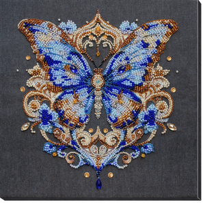 Bead Embroidery Kit Main Bead Embroidery Kit Luxurious sapphire