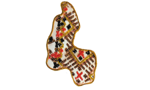 Magnets Bead Embroidery Kit Kits for embroidery with beads magnets "Map of Ukraine" Sumy region
