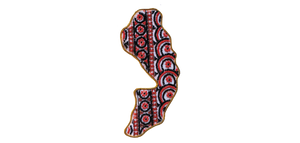 Magnets Bead Embroidery Kit Kits for embroidery with beads magnets "Map of Ukraine" Odessa region